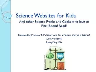 Science Websites for Kids