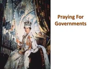 praying for governments