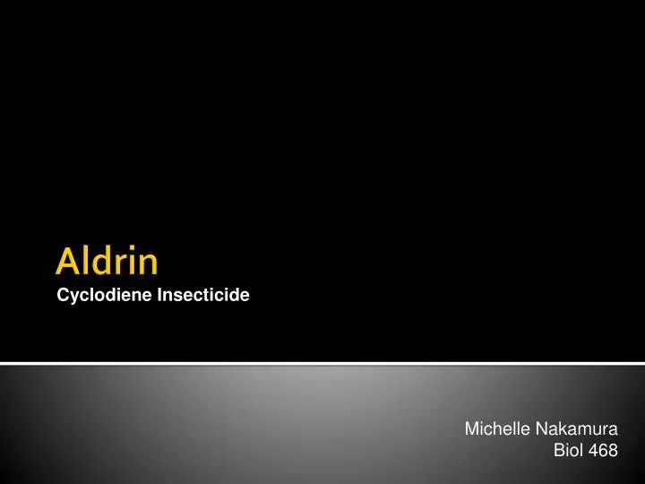 cyclodiene insecticide