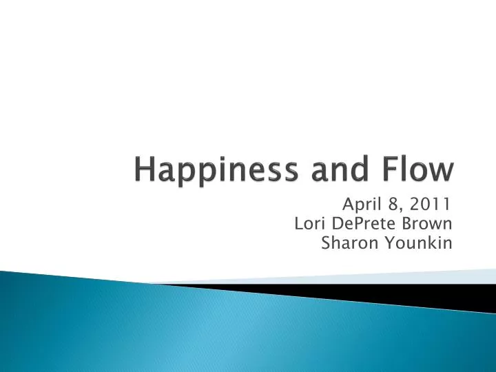 happiness and flow