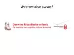 Waarom deze cursus? - slide 1