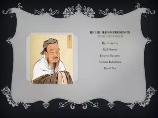 Religulous Presents Confucianism