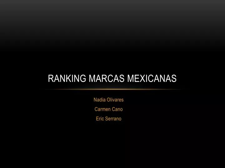 ranking marcas mexicanas