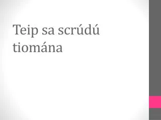 teip sa scr d tiom na