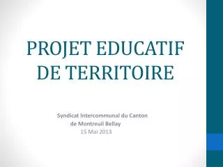 projet educatif de territoire
