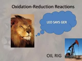 Oxidation-Reduction Reactions