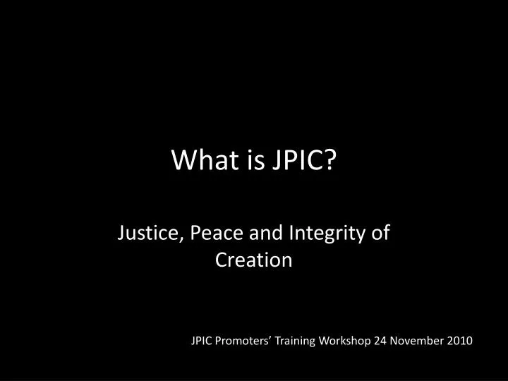 what is jpic