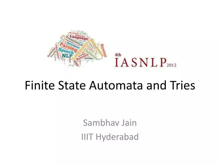 finite state automata and tries