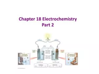 Chapter 18 Electrochemistry Part 2