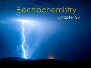 Electrochemistry