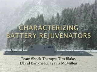 Characterizing Battery Rejuvenators