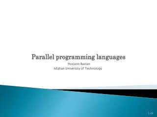 Parallel programming languages