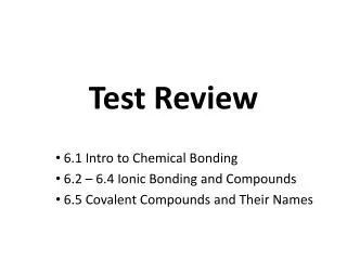 Test Review