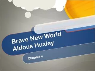 Brave New World Aldous Huxley