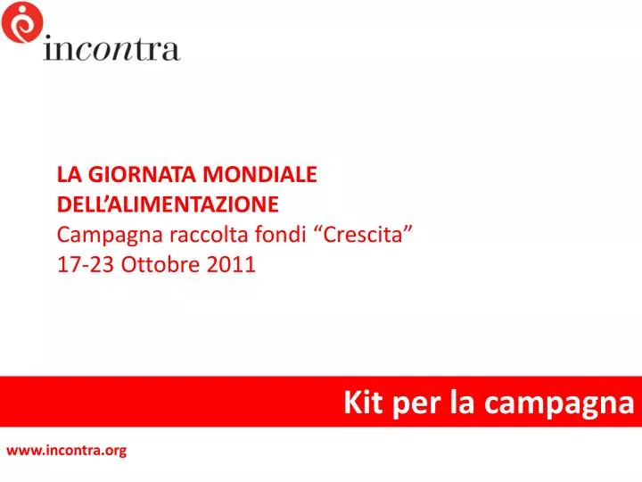 la giornata mondiale dell alimentazione campagna raccolta fondi crescita 17 23 ottobre 2011