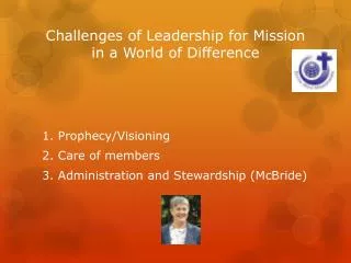 Challenges of Leadership for Mission in a World of Difference