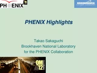 PHENIX Highlights