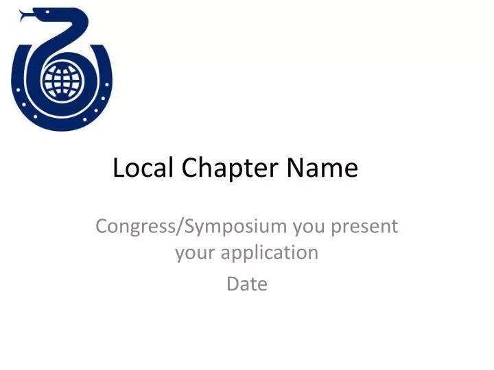 local chapter name