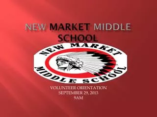 New Market middle School
