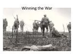 Winning the War - slide 1