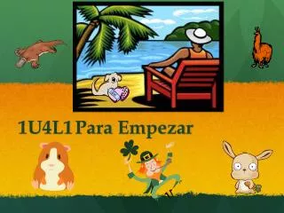 1u4l1 para empezar