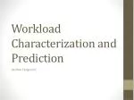 Workload Characterization and Prediction - slide 1