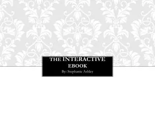 The interactive ebook