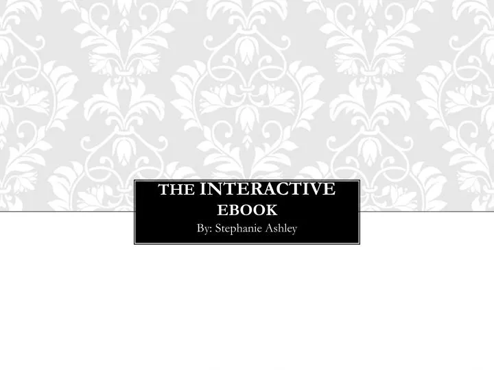 the interactive ebook