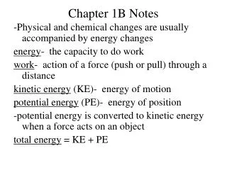 chapter 1b notes