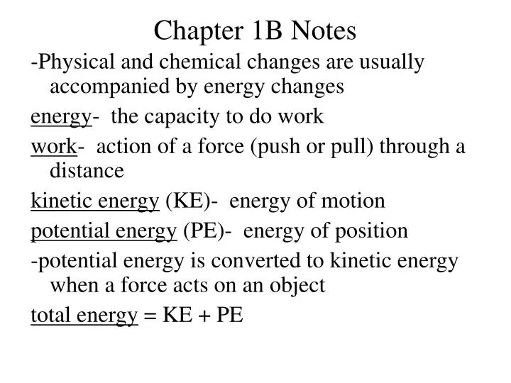 chapter 1b notes