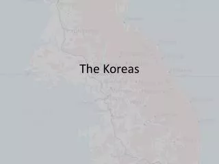 The Koreas