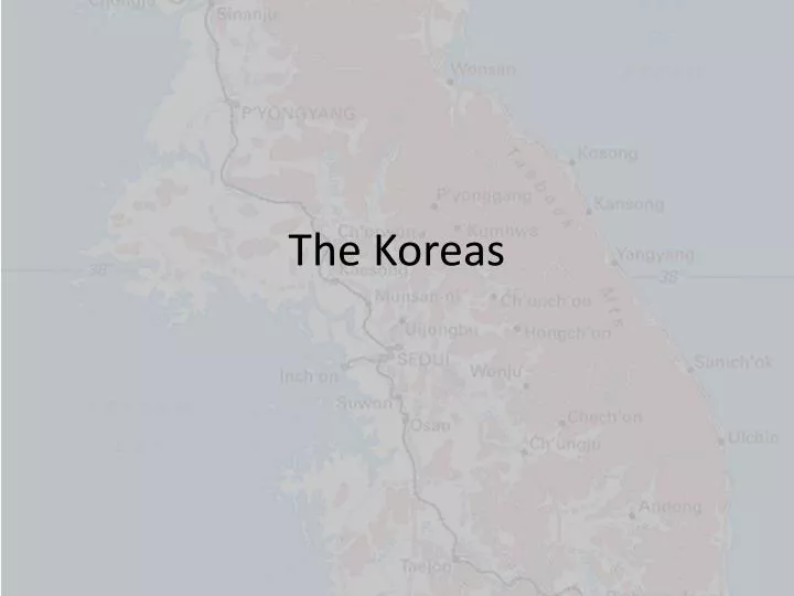 korean peninsula map for powerpoint