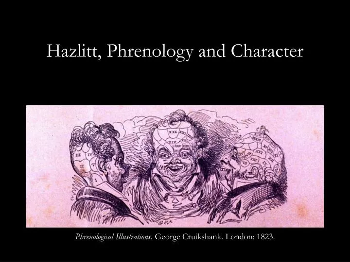 hazlitt phrenology and character