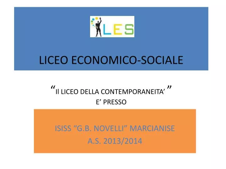 liceo economico sociale il liceo della contemporaneita e presso