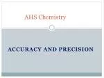 AHS Chemistry - slide 1