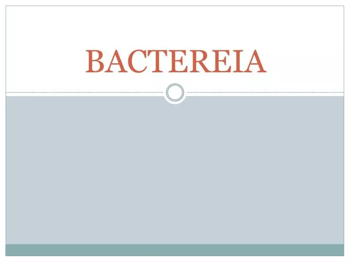 bactereia