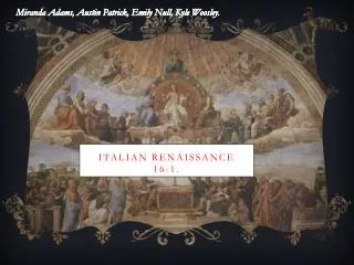 Italian Renaissance 16-1.