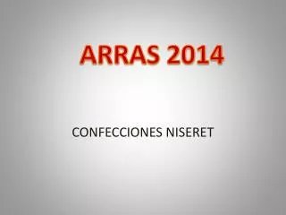 confecciones niseret