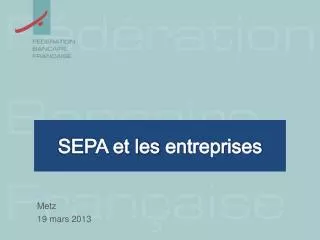 sepa et les entreprises