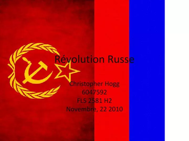 r volution russe