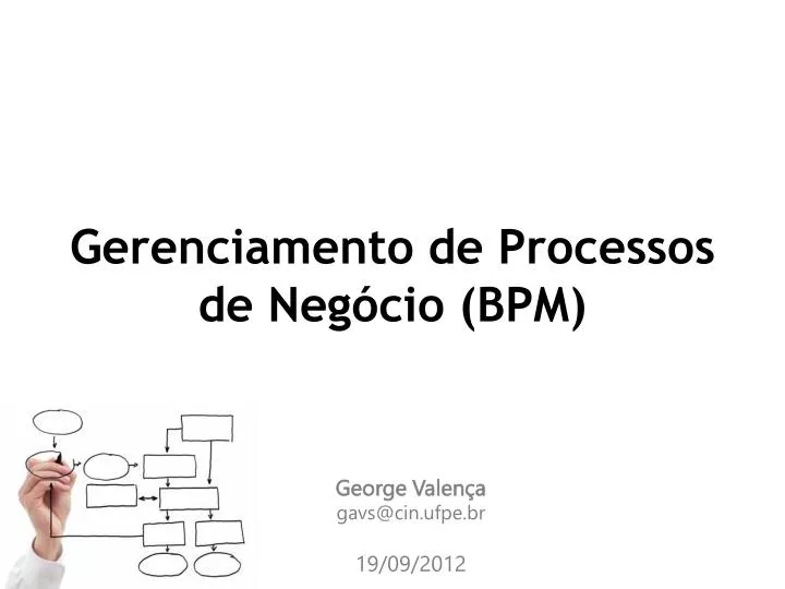 gerenciamento de processos de neg cio bpm