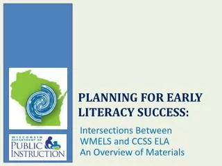 Planning for Early Literacy Success: