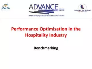 Performance Optimisation in the Hospitality Industry