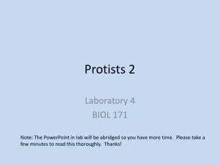 Protists 2