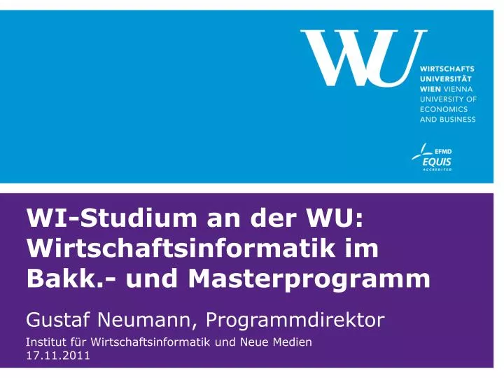 wi studium an der wu wirtschaftsinformatik im bakk und masterprogramm