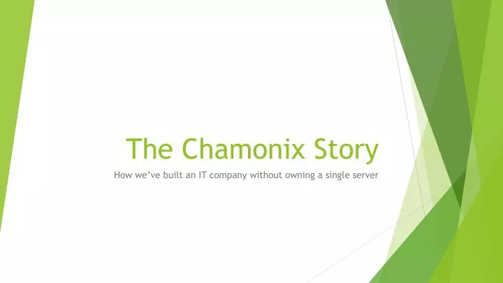 the chamonix story