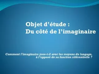 comment l imaginaire joue t il avec les moyens du langage l oppos de sa fonction r f rentielle