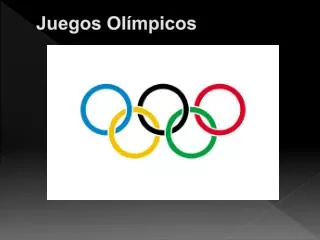 juegos ol mpicos