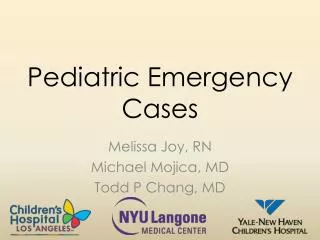 Pediatric Emergency Cases