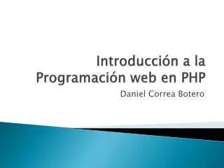 introducci n a la programaci n web en php